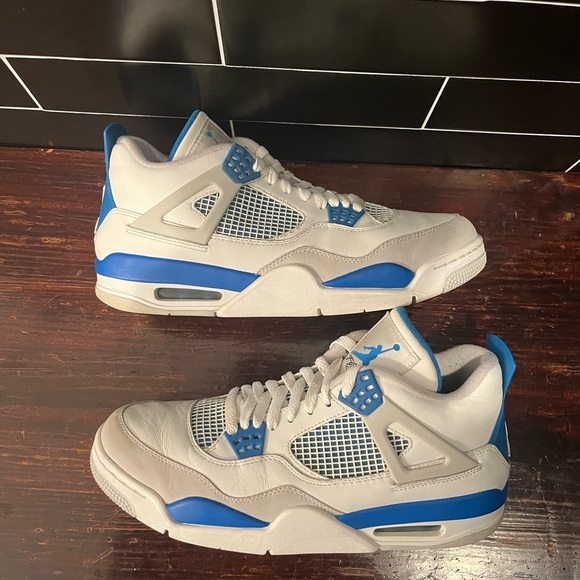 Air Jordan 4 Military Blue Size 11 No Box 2012 Release - Picture 8 of 9